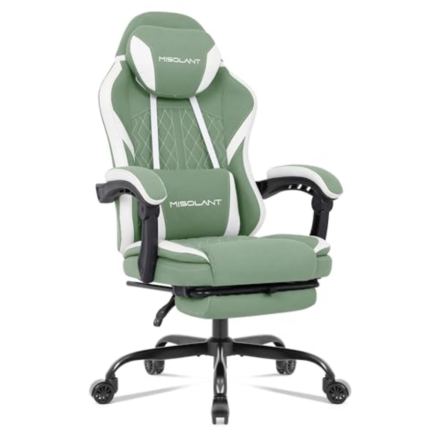 Gaming Chair for Adults, Fabri - Massage recension och pris