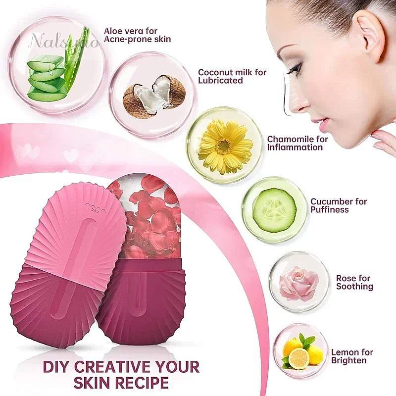 Ice Face Roller 1PCS Silicone  - Face Ice Roller Puffiness recension och pris