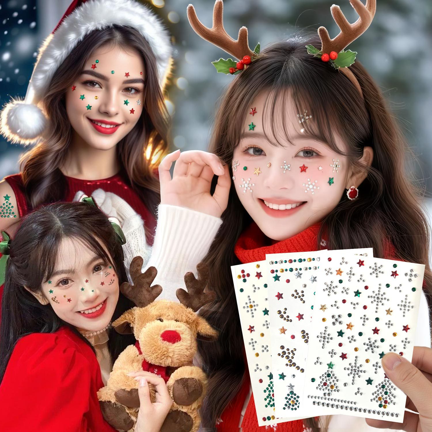 Self Adhesive Diamond Face Sti - Nail Art recension och pris