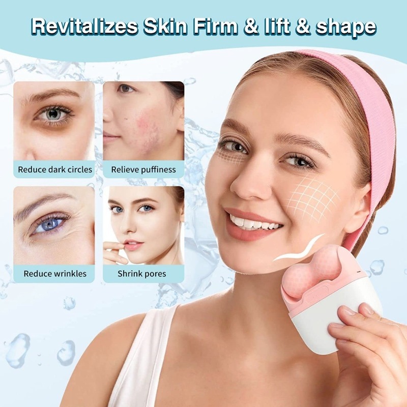 Dual Head Ice Roller for Face  - Face Ice Roller Puffiness recension och pris