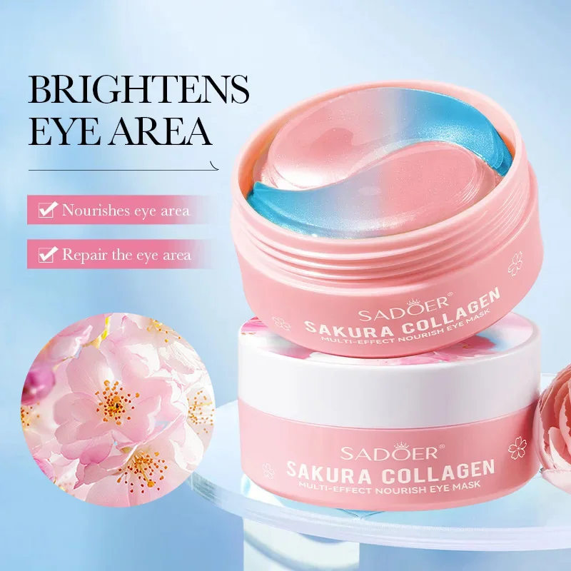 60pcs Sakura Collagen Eye Mask - Collagen Under Eye Patches recension och pris