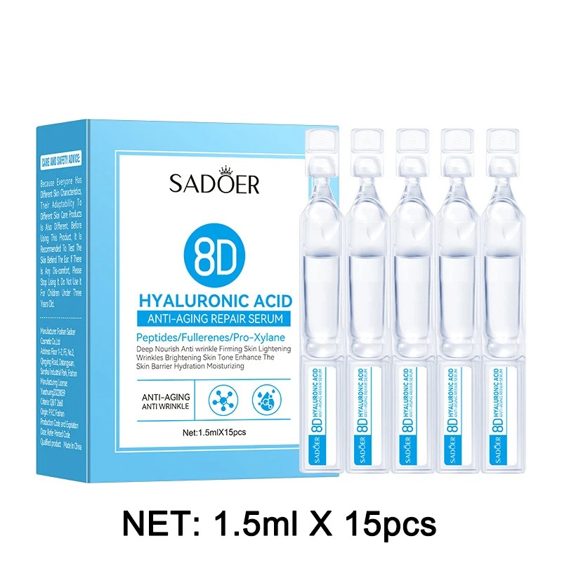 1 Box 15Pcs Hyaluronic Acid Fa - Hyaluronic Acid Facial Serum recension och pris