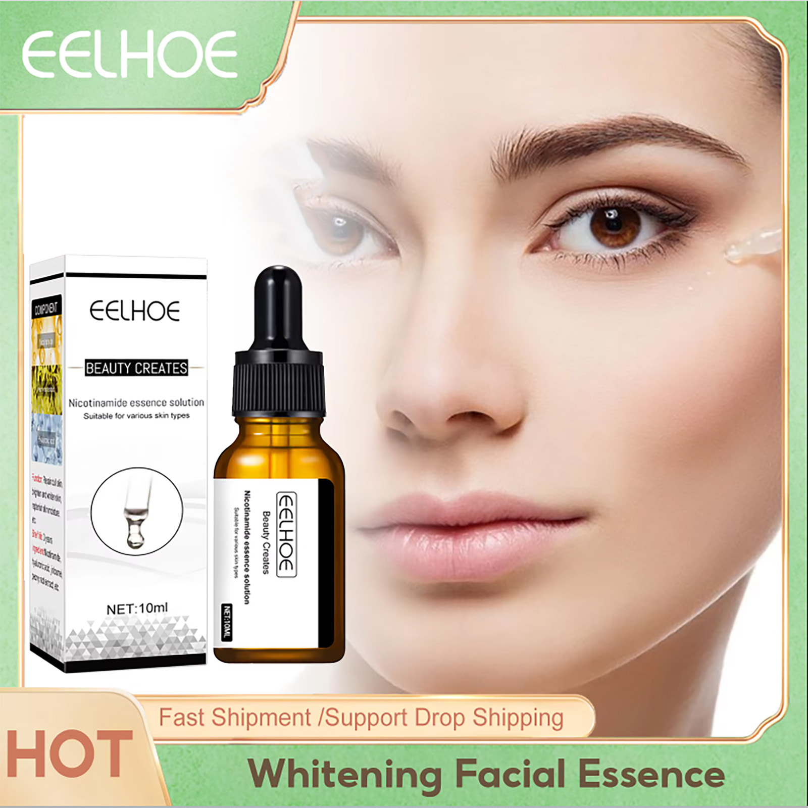 Whitening Face Serum Shrink Po - Niacinamide Pore Shrinking Essence recension och pris