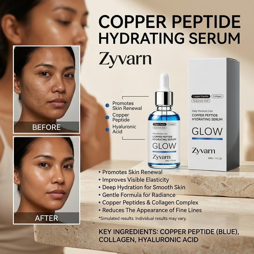 1/2/3/5pcs Copper Peptide Seru - Hyaluronic Acid Facial Serum recension och pris