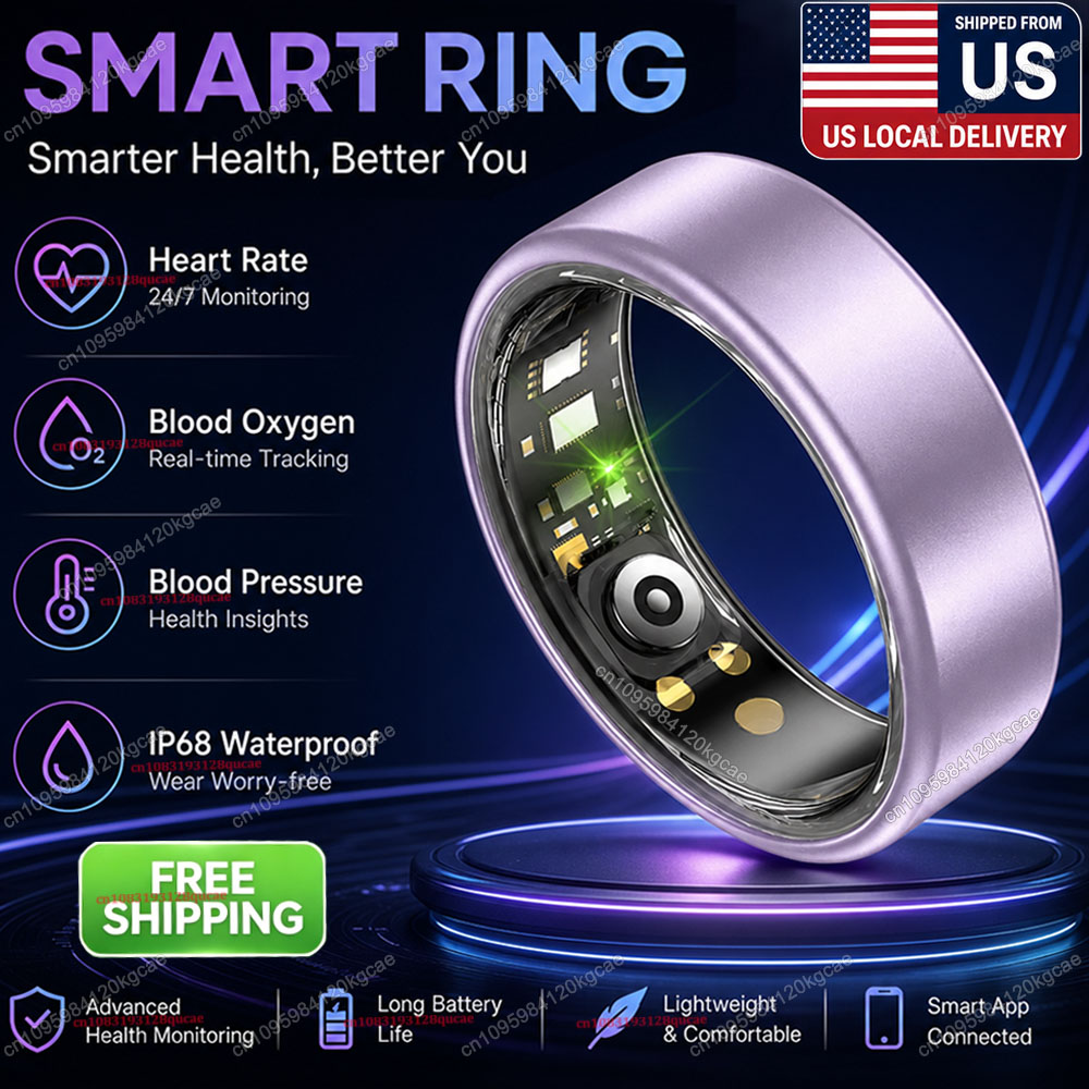 Smart Ring Heart Rate Blood Ox - Health Monitors recension och pris