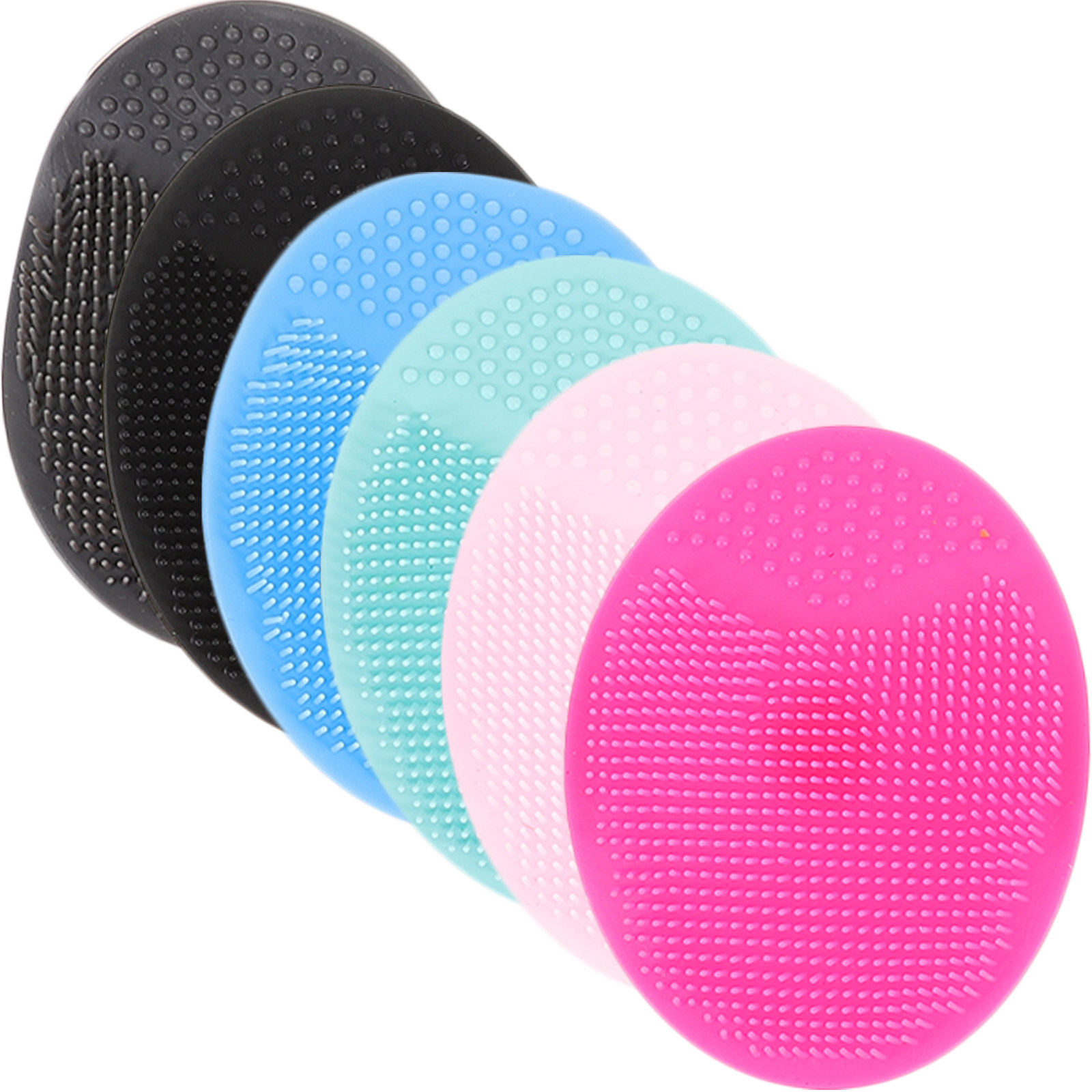 6 Pcs Cleansing Brush Pore Cle - Silicone Face Scrubber Electric recension och pris