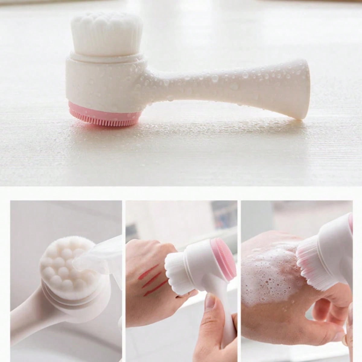 Double Sided Facial Cleanser S - Silicone Face Scrubber Electric recension och pris
