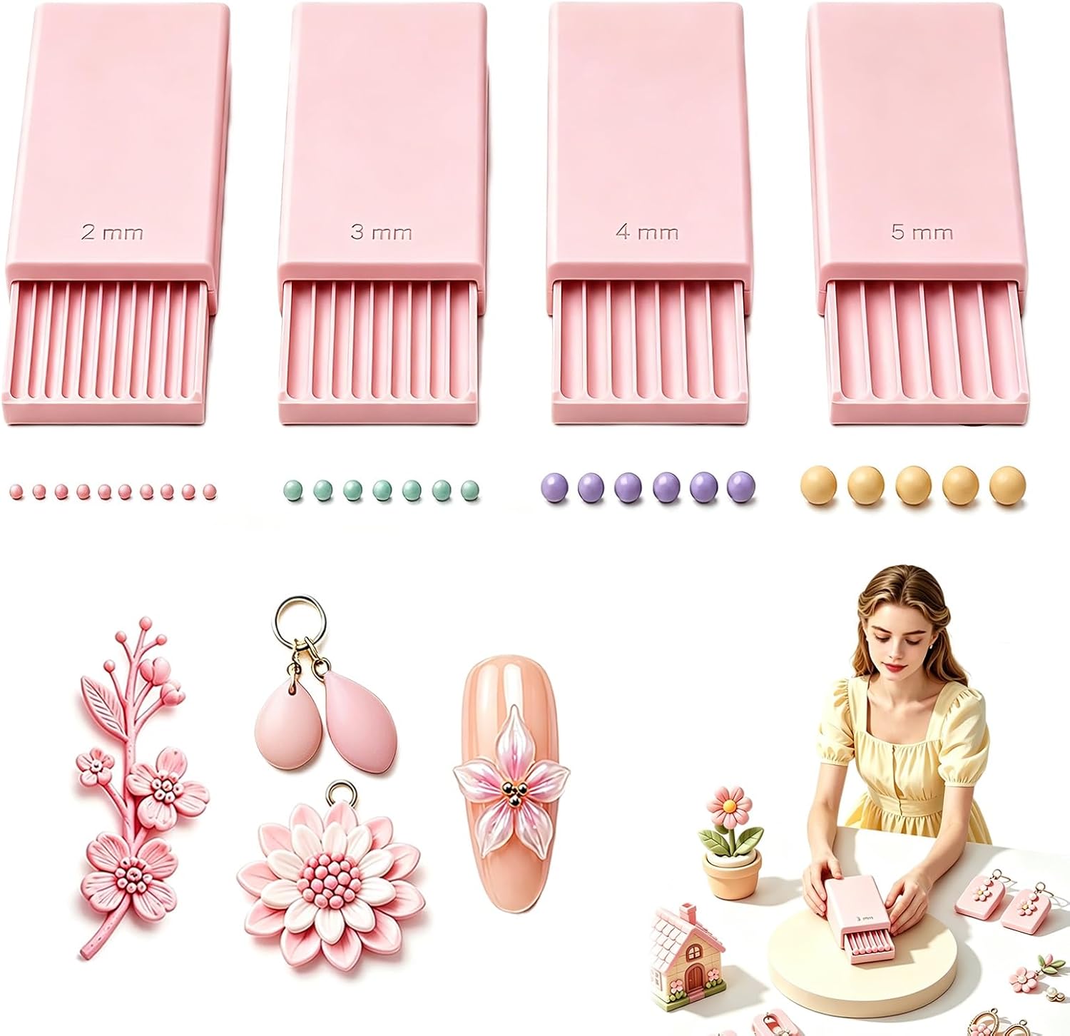 3D Print Clay Gel Ball Maker T - Nail Art recension och pris