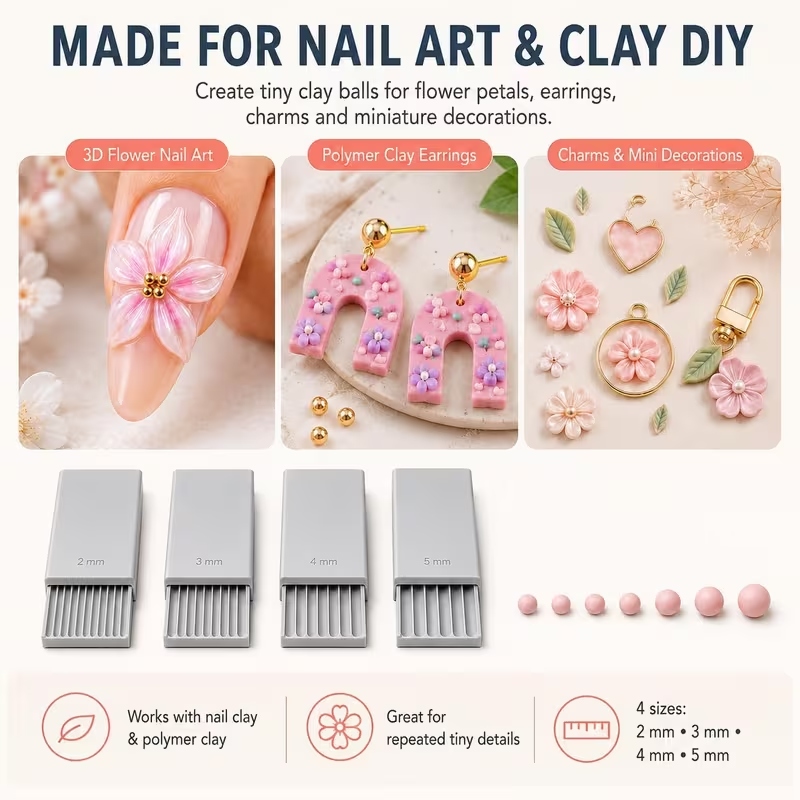 3D Print Clay Gel Ball Maker T - Nail Art recension och pris