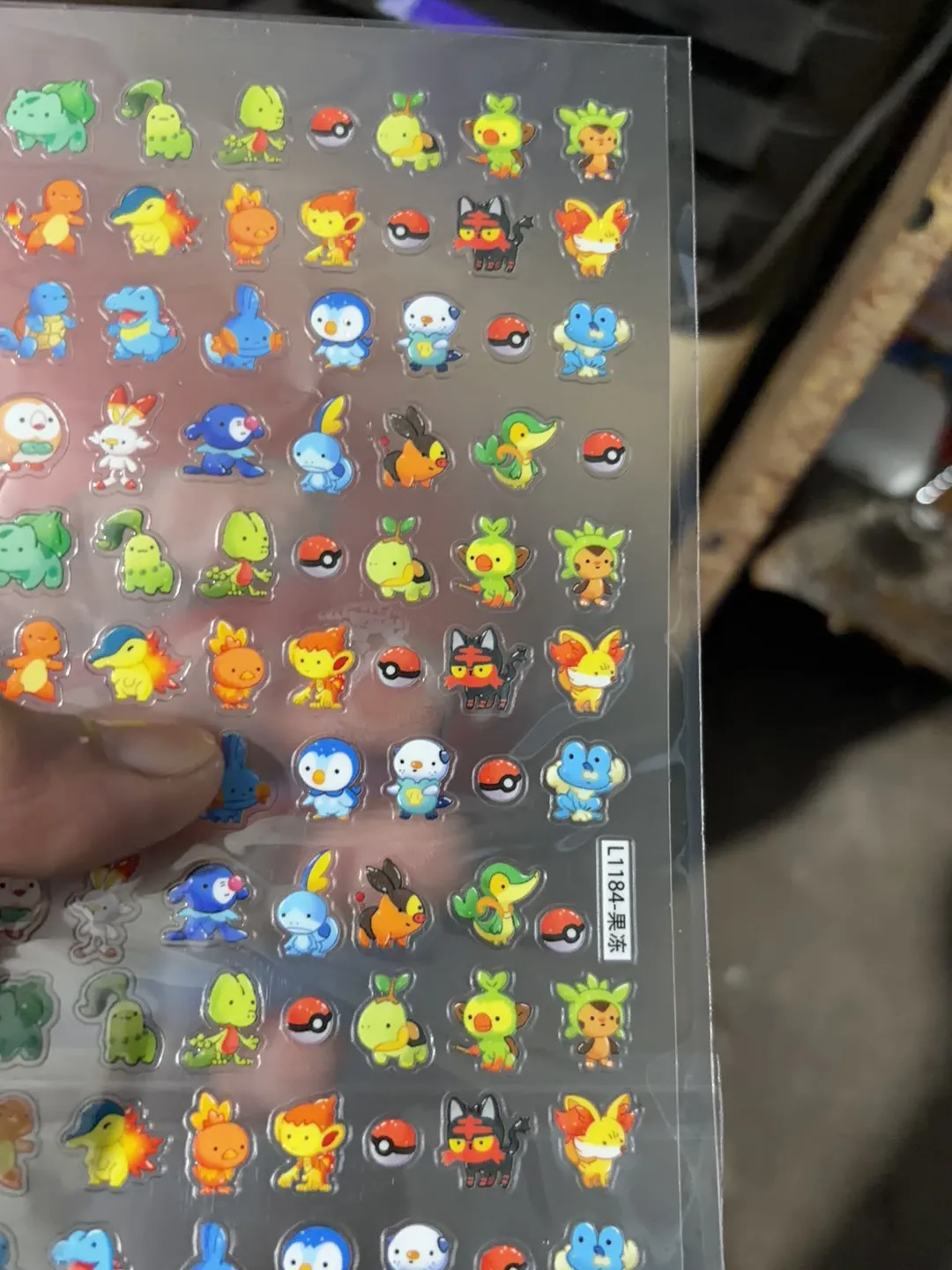  Nail Stickers Charmander Bulb - Nail Art recension och pris